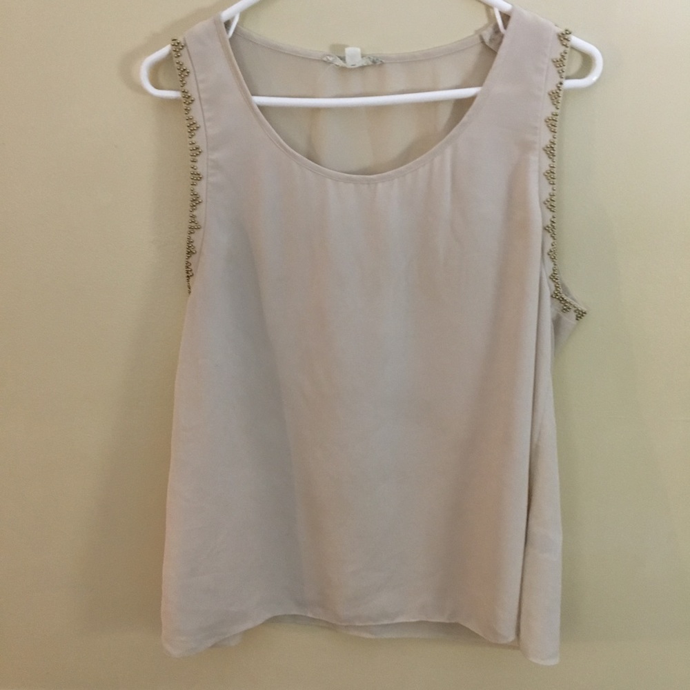 Alythea Sheer Beaded Top